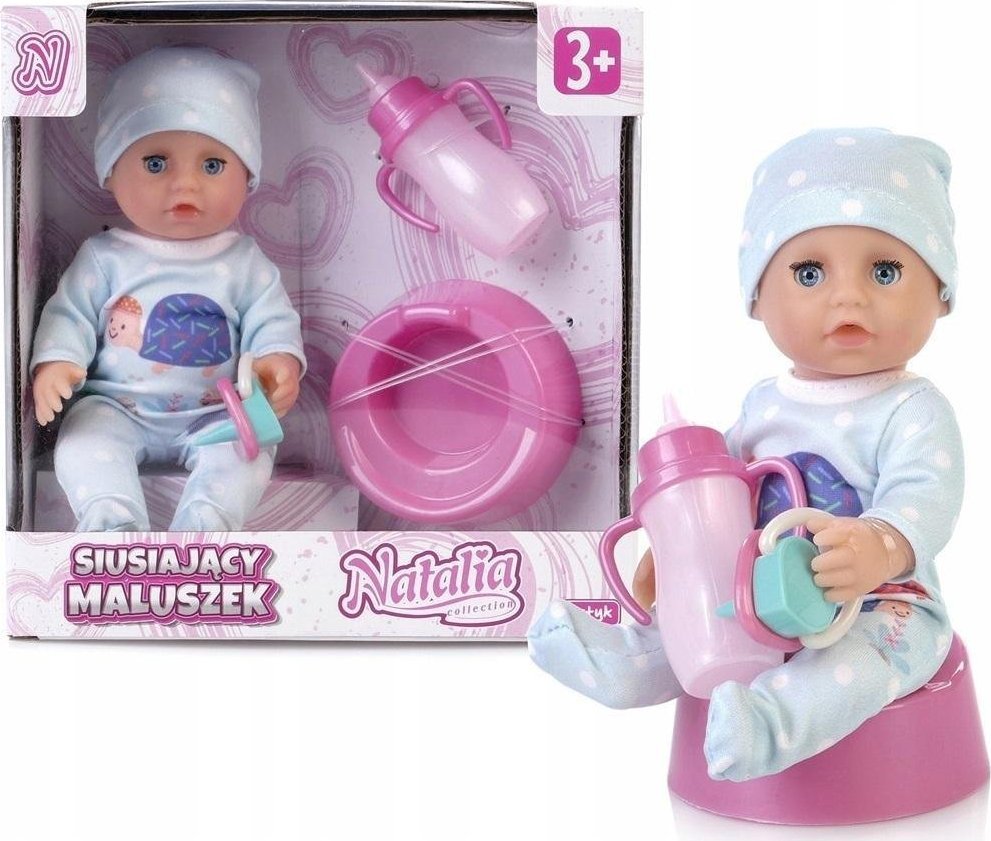 Artyk Lalka Natalia siusiajacy maluszek 17 cm 027027 (5901811122187) bērnu rotaļlieta