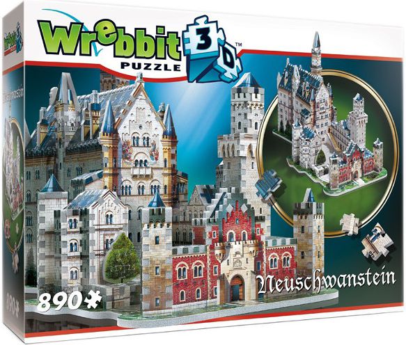 Tactic Zamek Neuschwanstein 3D 890 el. (02005) 02005 (0665541020056) puzle, puzzle