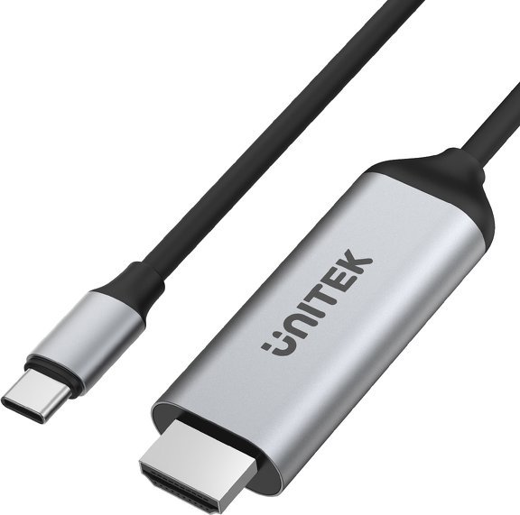 UNITEK V1423A USB-C - HDMI 4K 60Hz 1.8M kabelis video, audio
