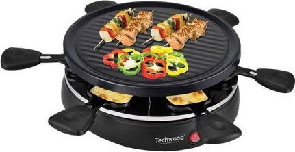 Grill elektryczny Techwood Elektryczny grill Raclette na 6 osob Techwood Galda Grils