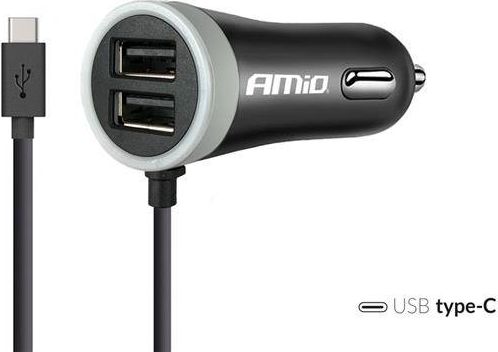 Ladowarka AMiO PCH PRO-03 Jednoczesciowa 2x USB-A 2.4 A  (AMI-02058) AMI-02058 (5903293020586) iekārtas lādētājs