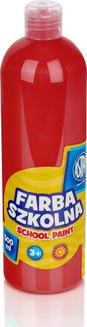 Astra Astra - Farba Szkolna 500 ml - Ciemna Czerwona uniwersalny 301217005 (5901137108100)