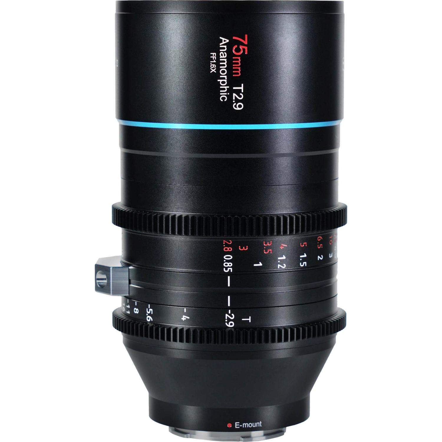 Obiektyw Sirui Anamorphic Lens Sony E 75 mm F/2.9 VENUS E75 (6952060025834) foto objektīvs