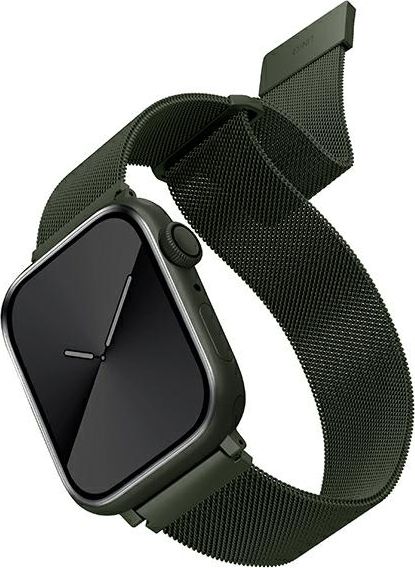 Uniq UNIQ pasek Dante Apple Watch Series 4/5/6/7/SE 42/44/45mm. Stainless Steel zielony/green UNIQ562GRN (8886463679203)