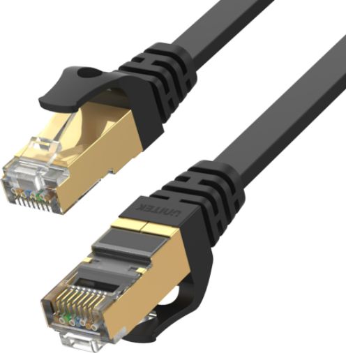 UNITEK Ethernet Cable FLAT CAT 7 UTP 2m kabelis, vads