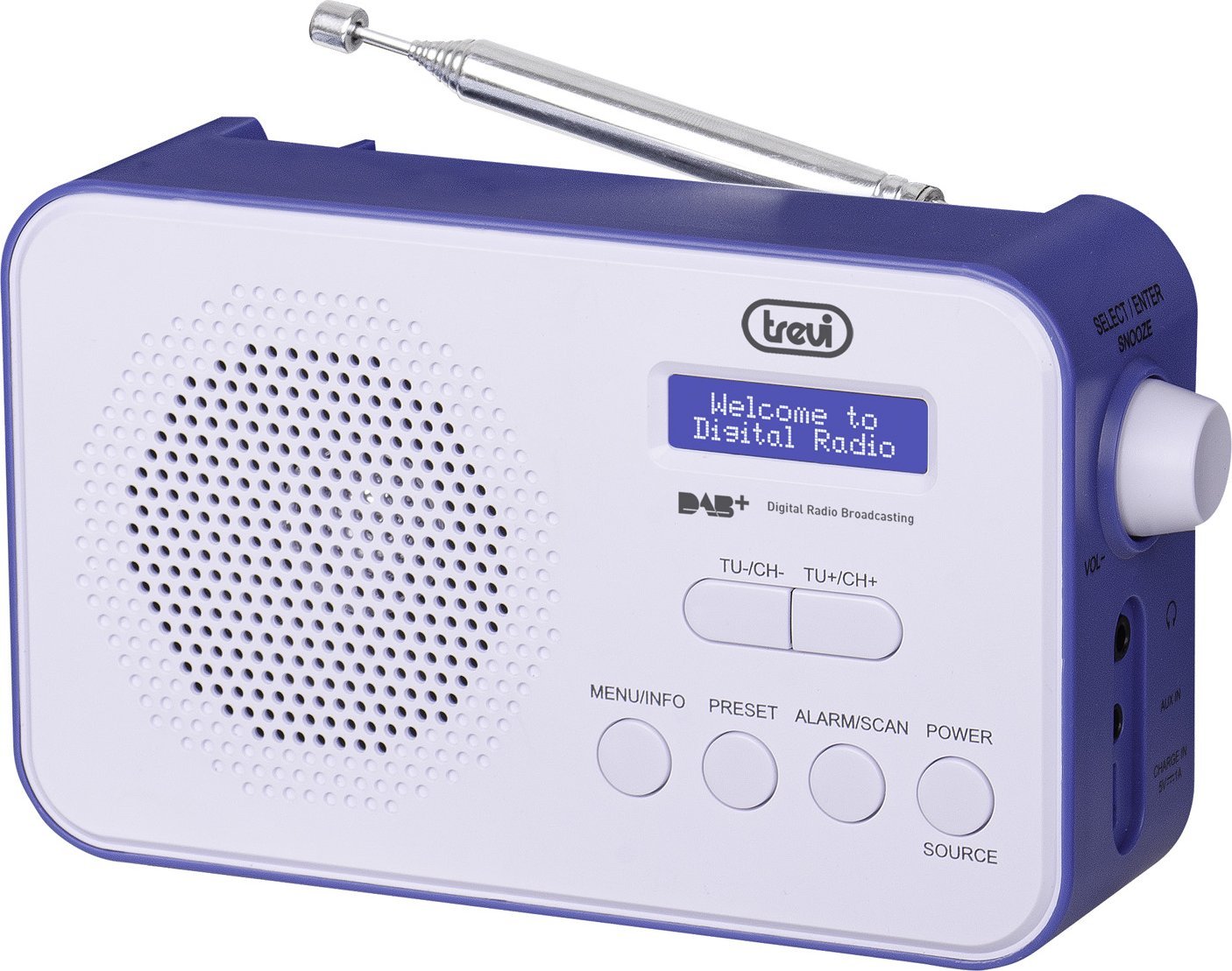 Radio Trevi Radio DAB 7F9204 R Trevi blue 10141978 (8011000025421) radio, radiopulksteņi