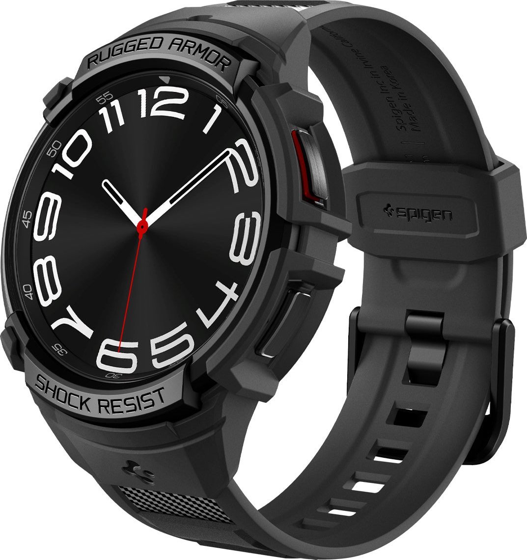 Spigen Pasek Spigen Rugged Armor Pro Samsung Galaxy Watch 6 Classic 43mm Matte Black SPN2914 (8809896748049)