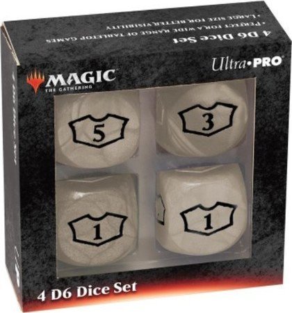 Ultra-Pro Ultra-Pro: Magic the Gathering - White Mana - 22 mm Deluxe Loyalty Dice Set 2009726 (074427868260) galda spēle