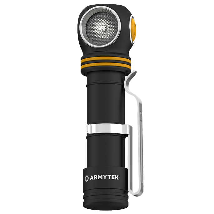 Latarka czolowa Armytek Elf C2 Micro-USB White 700125 (6957713002651) kabatas lukturis