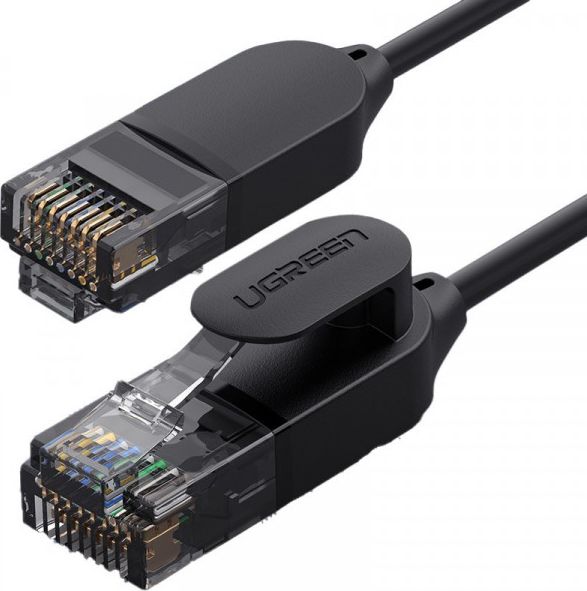 Ugreen Cable Internet Cable Ethernet Patchcord RJ45 Cat 6A UTP 1000Mbps 5m Black (70654) tīkla kabelis