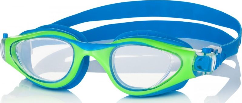 Aqua-Speed Okulary dzieciece, plywackie MAORI zielono-niebieskie Aqua-Speed 6975 (5908217669759)