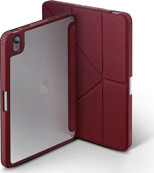 Etui na tablet Uniq Etui UNIQ Moven Apple iPad mini 2021 (6. generacji) Antimicrobial bordowy/burgundy UNIQ523BRG (8886463678657) planšetdatora soma