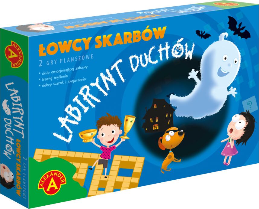 Alexander Gra planszowa Lowcy skarbow/Labirynt duchow 478069 (5906018026450) galda spēle