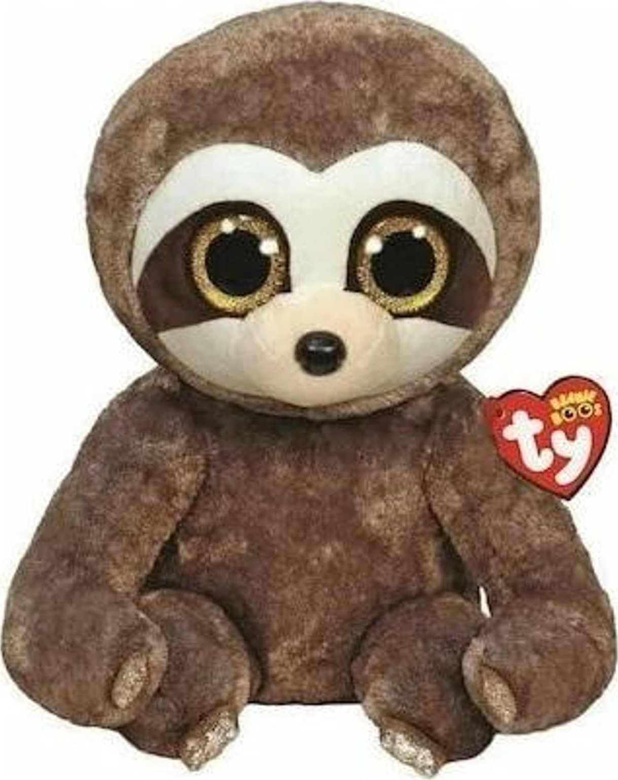 TY INC. Ty Beanie Boo Dangler, cuddly toy (brown/white, 42 cm, sloth) 36759 (0008421367597)