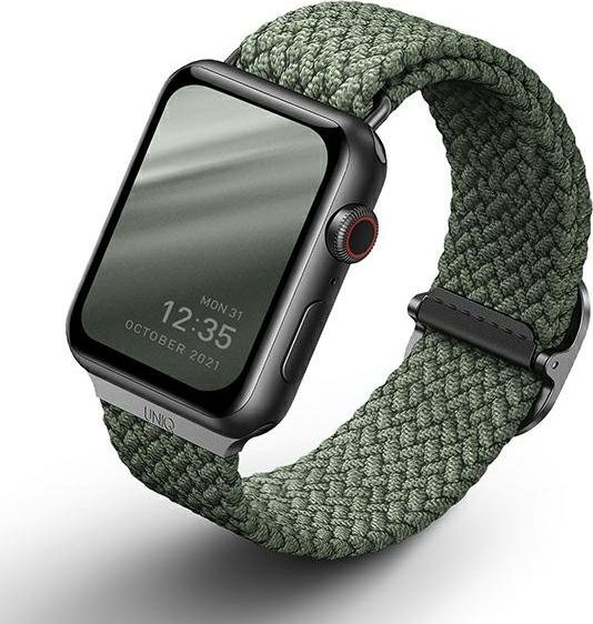 Uniq UNIQ pasek Aspen Apple Watch 40/38mm Braided zielony/cypress green UNIQ410CYPGRN (8886463676370)