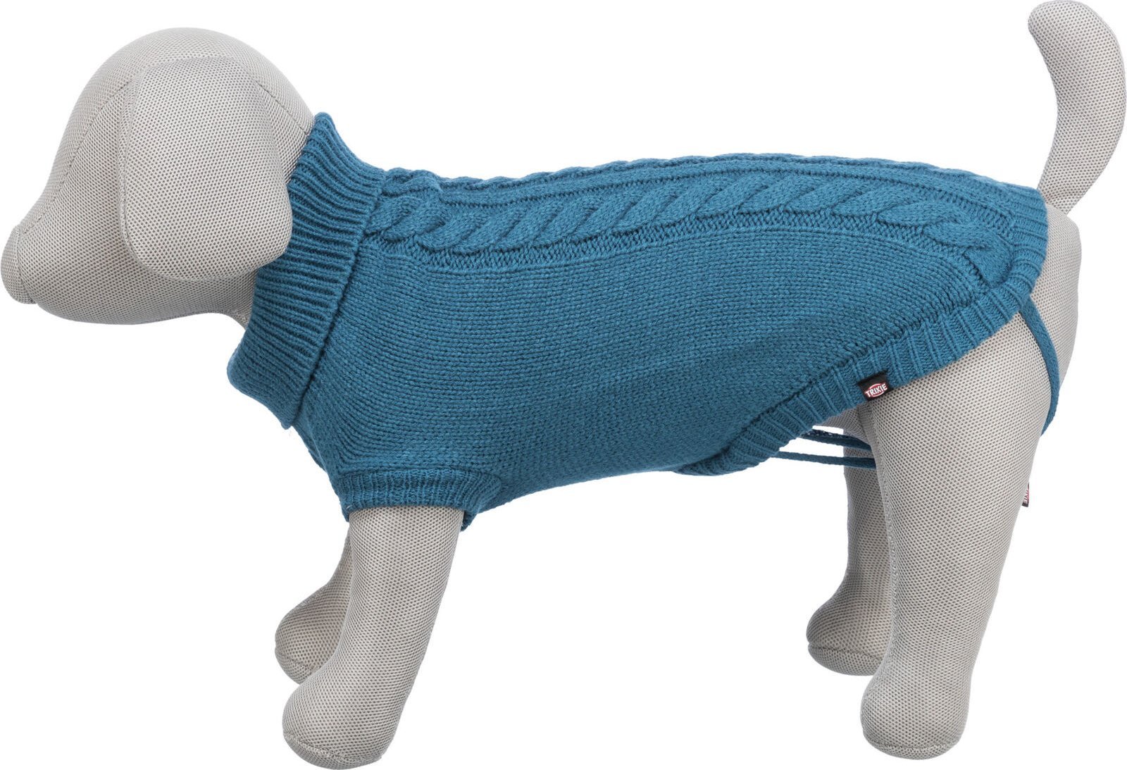 Trixie Kenton, pulower, dla psa, niebieski, M: 50 cm TX-680067 (4053032618497)