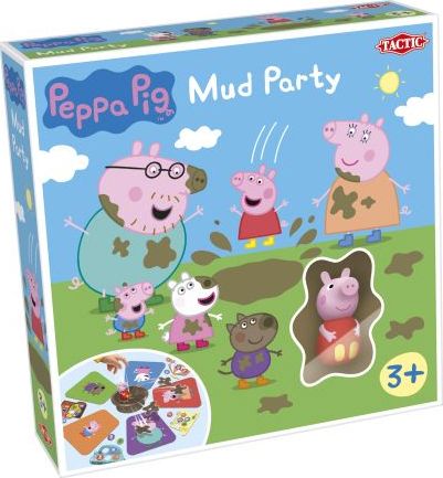 Tactic Gra planszowa Blotna zabawa Peppa Pig Mud Party 392892 (6416739583594) galda spēle