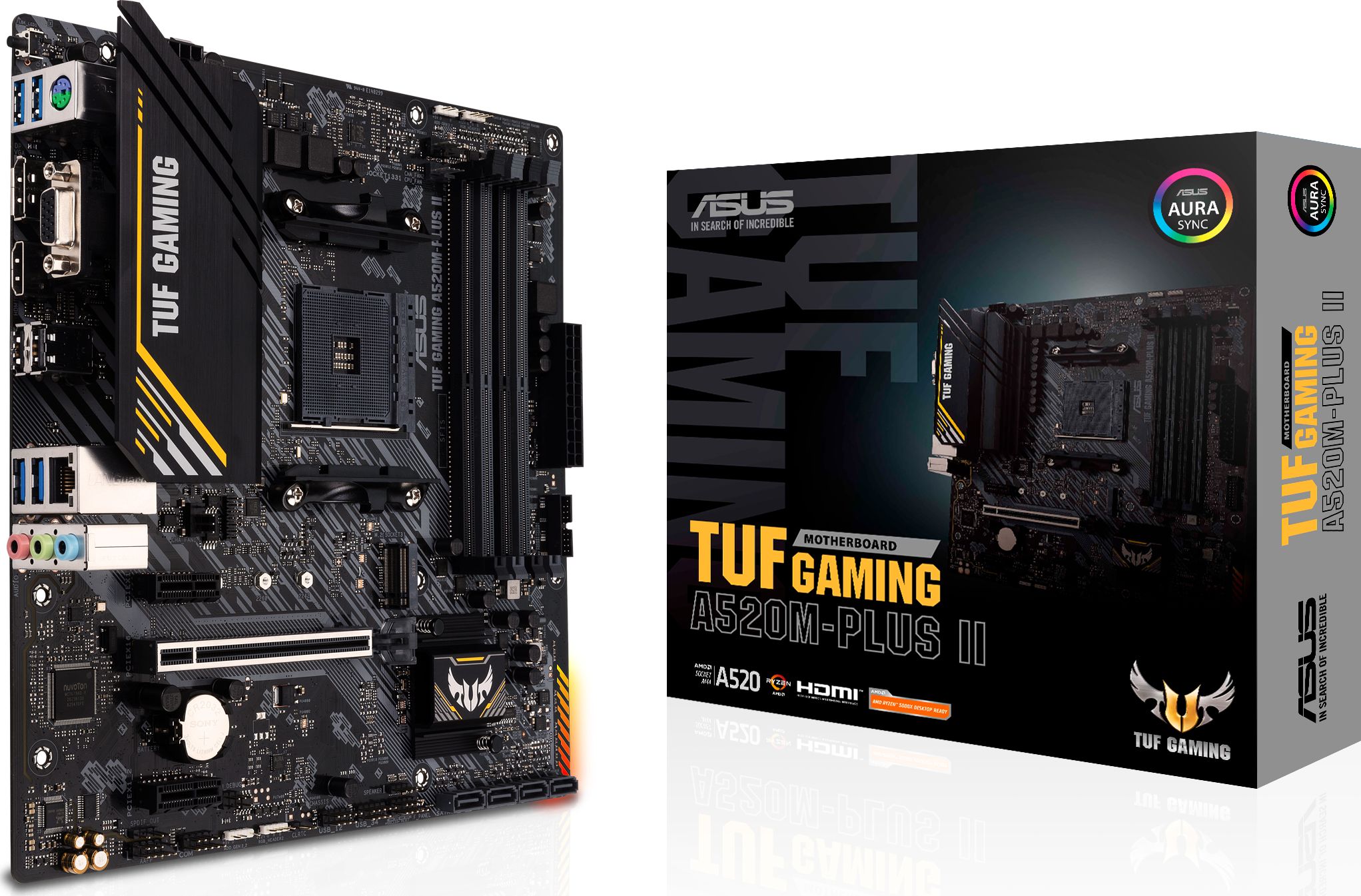 Plyta glowna Asus TUF GAMING A520M-PLUS II pamatplate, mātesplate