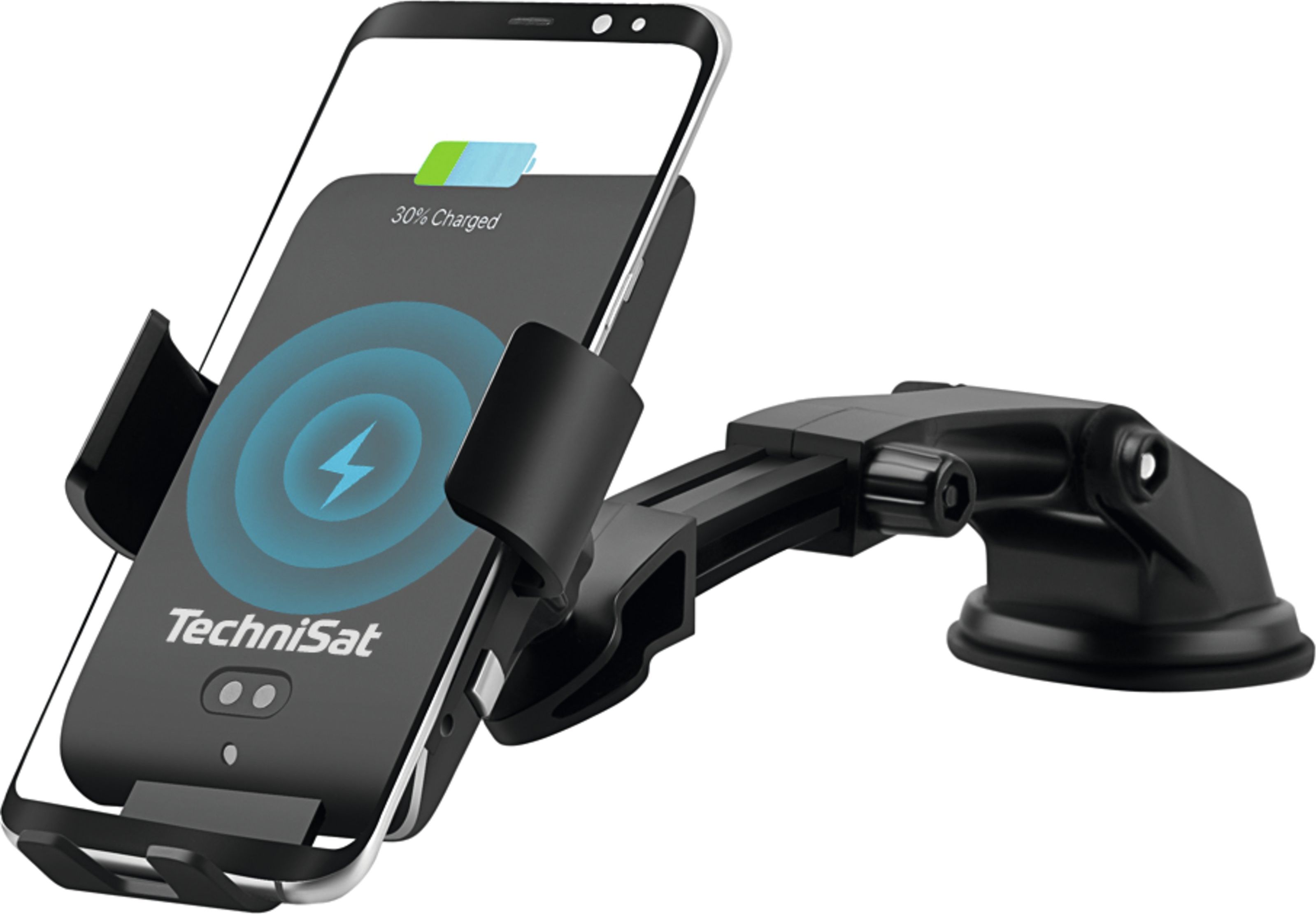 TechniSat Uchwyt automatyczny do samochodu SmartCharge 1 SmartCharge 1 (4019588769755) Mobilo telefonu turētāji