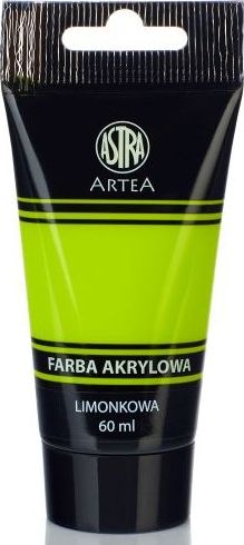 Astra Farba akrylowa ASTRA Artea tuba 60ml - limonkowa Astra AE099AST (5901137125794)