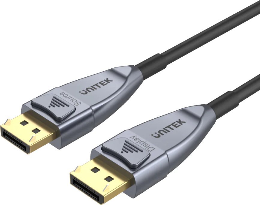 Unitek DisplayPort AOC 8K 30.0m kabelis video, audio