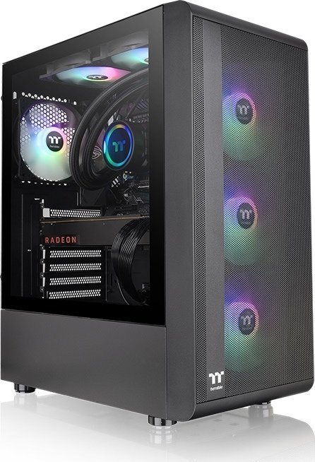 Thermaltake S200 TG Black Datora korpuss