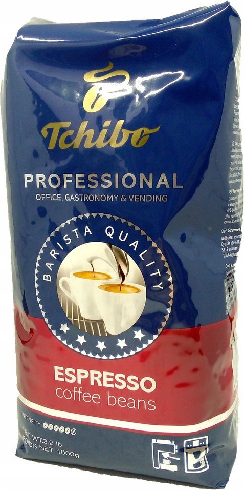 Tchibo Espresso Professional coffee beans 1 kg piederumi kafijas automātiem