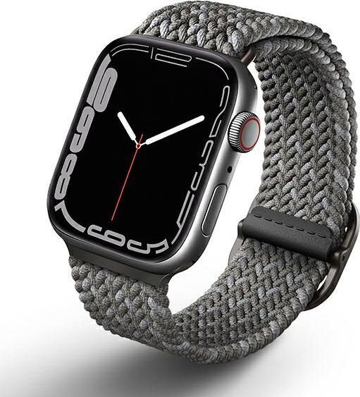 Uniq Pasek UNIQ Aspen Apple Watch 4/5/6/7/SE 44/45mm Braided DE szary/pebble grey UNIQ579PEBGRY (8886463679494)