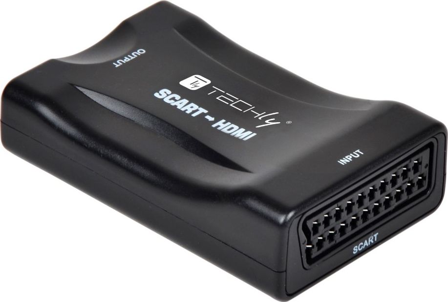 Adapter AV Techly Scart - HDMI czarny (IDATA SCART-HDMI3)