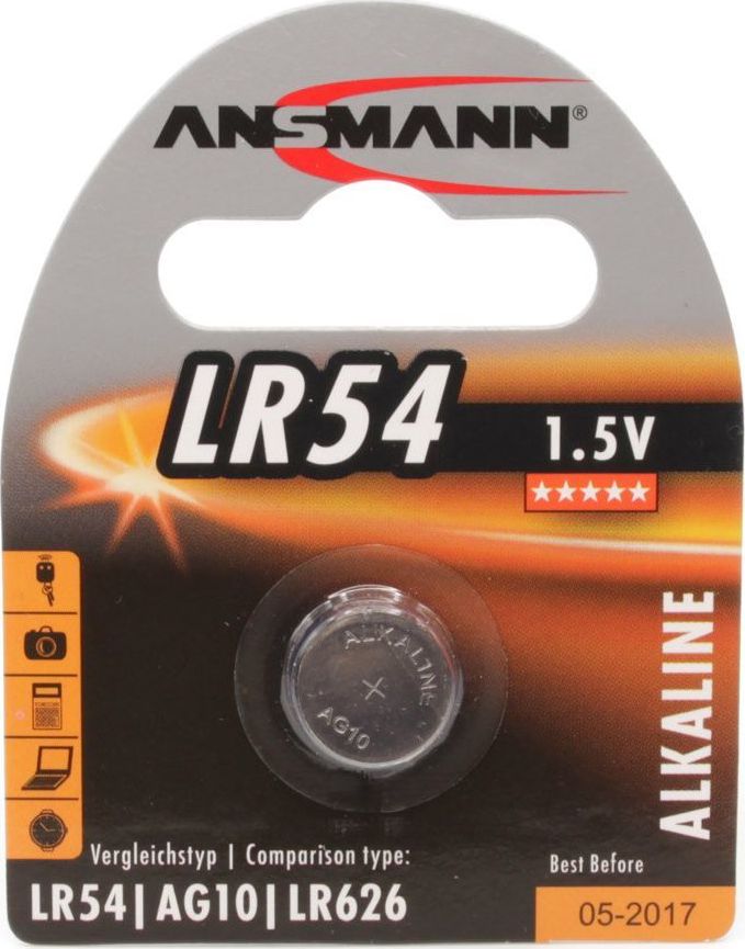 Ansmann Bateria LR54 10 szt. 9949398 Baterija