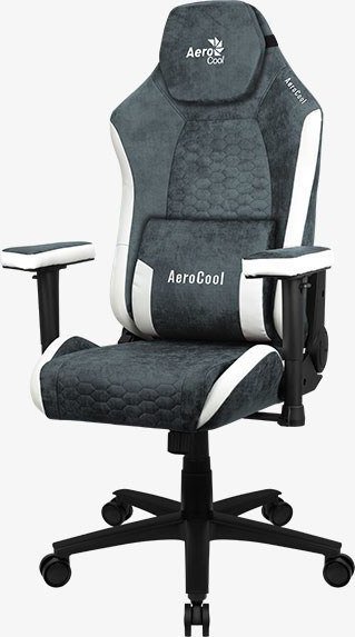 Aerocool Crown AeroSuede Universal gaming chair Padded seat Blue, Steel datorkrēsls, spēļukrēsls