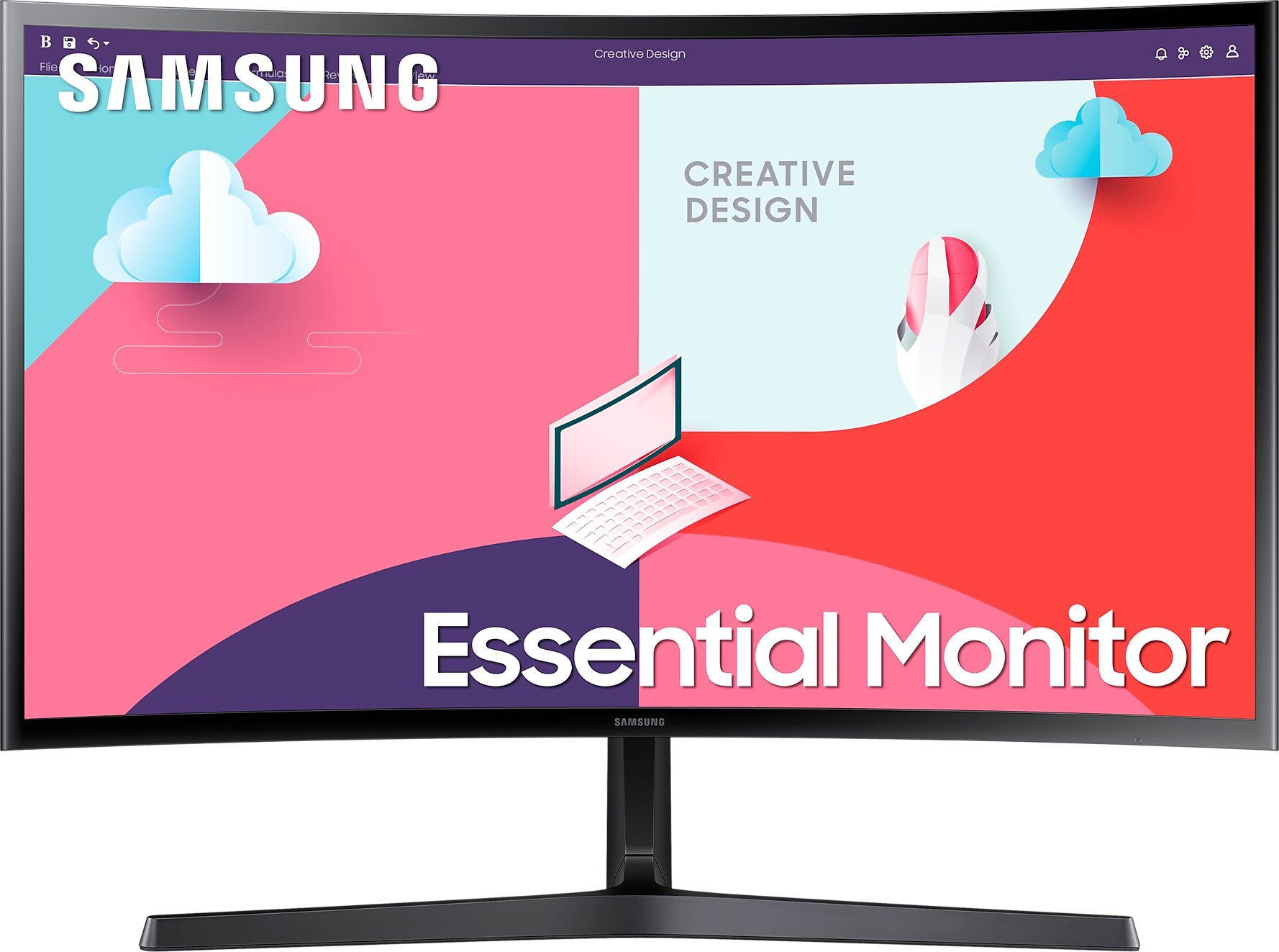 Samsung/S366C/27&#039;&#039;/VA/FHD/75Hz/4ms/Black/2R 8806094769401 monitors