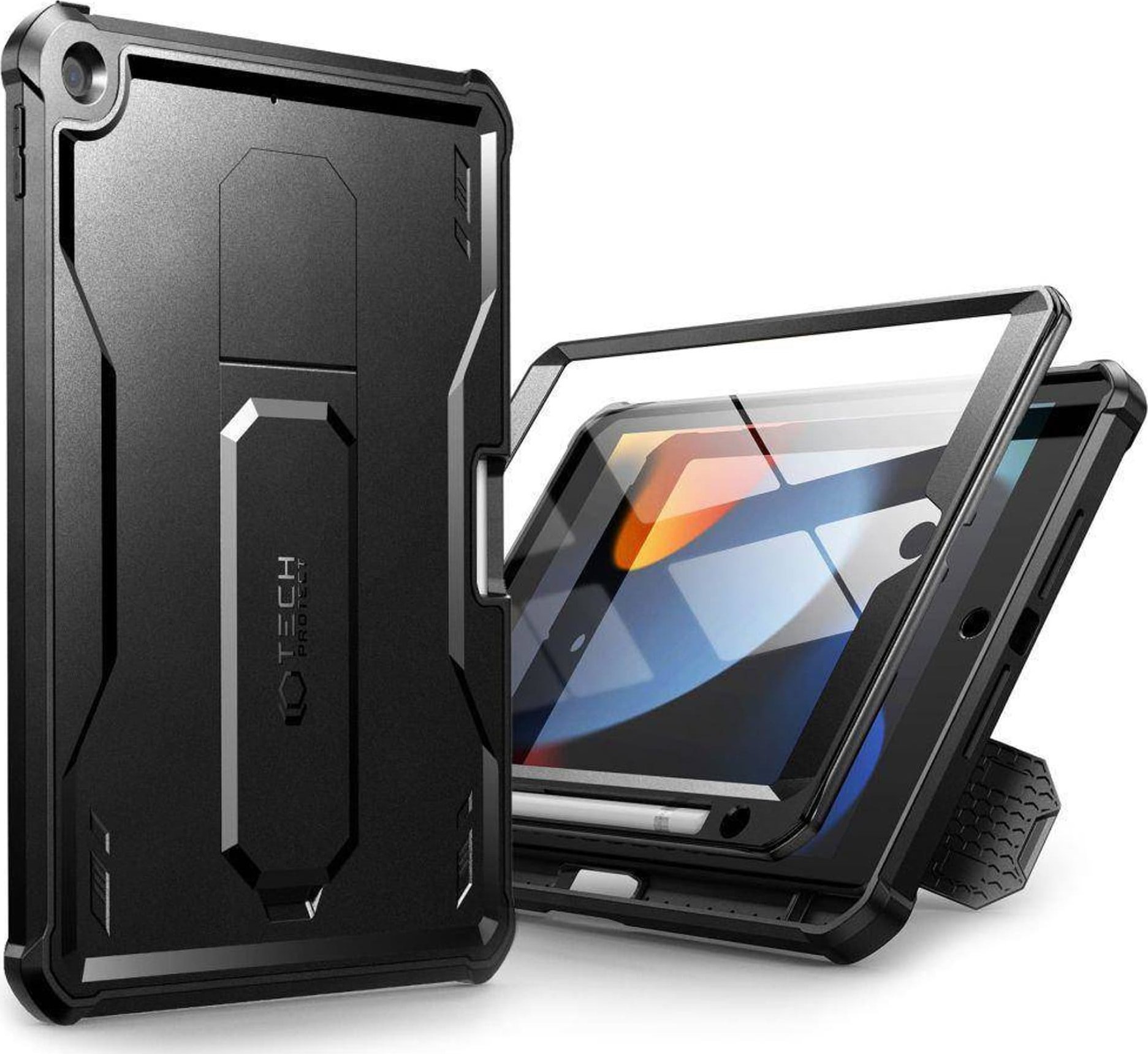 Etui na tablet Tech-Protect Etui IPAD 10.2 2019 / 2020 / 2021 Tech-Protect Kevlar Pro czarne 9490713934654 (9490713934654) planšetdatora soma
