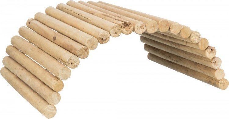 Trixie Mostek do klatki, dla kawii domowych/szczurow, drewno, 52x30cm, gietki TX-62158 (4011905621586) grauzējiem