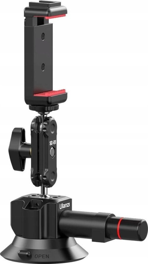 Ulanzi Strong Suction Cup Glass Holder Metal For Phone/Camera/Camera - Ulanzi Sc-01 Sporta kameru aksesuāri