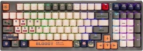 Mechanical keyboard A4TECH BLOODY S98 USB Aviator (BLMS Red Switches) A4TKLA47260 klaviatūra
