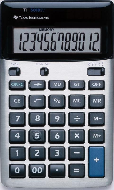 Texas Instruments TI 5018 SV kalkulators