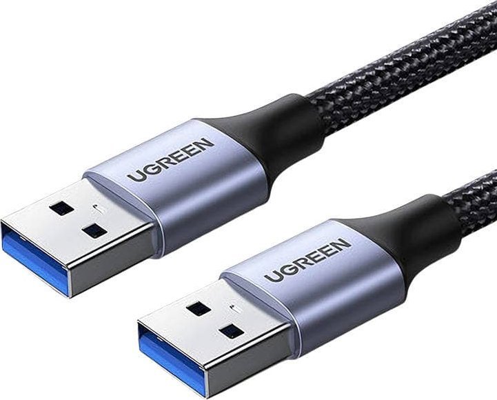 Kabel USB Ugreen USB-A - USB-A 0.5 m Czarny (80789) 80789 (6957303887897) USB kabelis