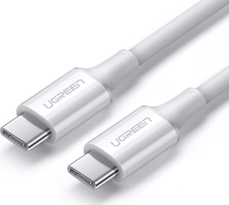 Kabel USB Ugreen USB-C - USB-C 2 m Bialy (6957303865529) USB kabelis