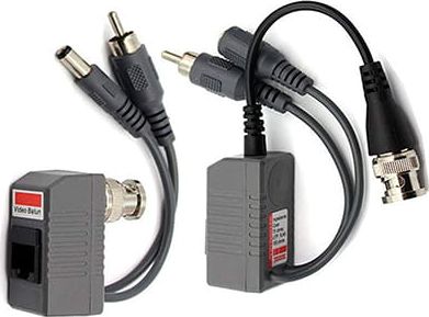 System przekazu sygnalu AV TeamGroup Transformator video + audio + zasilanie TR-1VAP TR-1AUZ (5902887011252)