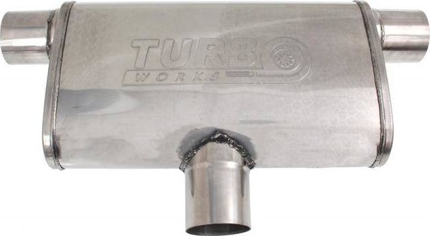 TurboWorks Tlumik Srodkowy Tylny 76mm TurboWorks LT 304SS 7918784 (5903713096030)