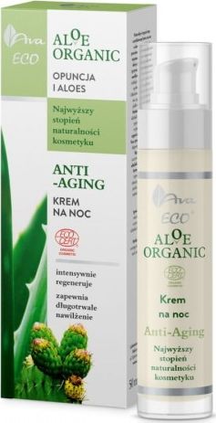 AVA Laboratorium Aloe Organic Anti-aging Krem 50ml 1049809154 (5906323005188) kosmētika ķermenim