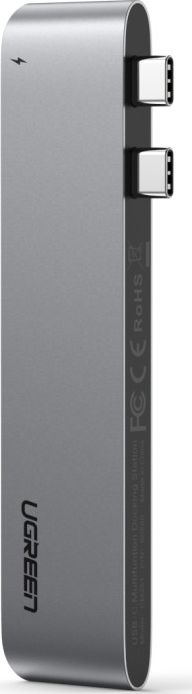 UGREEN 6-IN-2 Hub Adapter for Macbook Pro / Macbook Air USB centrmezgli