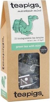 Teapigs Herbata Green Tea with Mint 15szt. 5060136750076 (5060136750076) piederumi kafijas automātiem