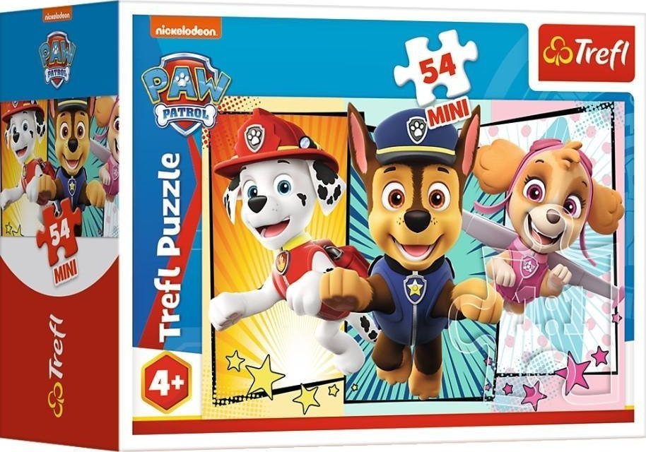 Trefl Puzzle 54 Mini Badz jak Psi Patrol 3 TREFL 471604 (5900511197570) puzle, puzzle
