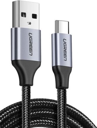 Ugreen USB-A - USB-C USB cable 1 m Black (60126) USB kabelis