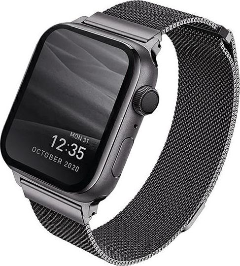 Uniq Etui Valencia Apple Watch Series 4/5/6/SE 44mm graphite UNIQ362GPH (8886463675786)