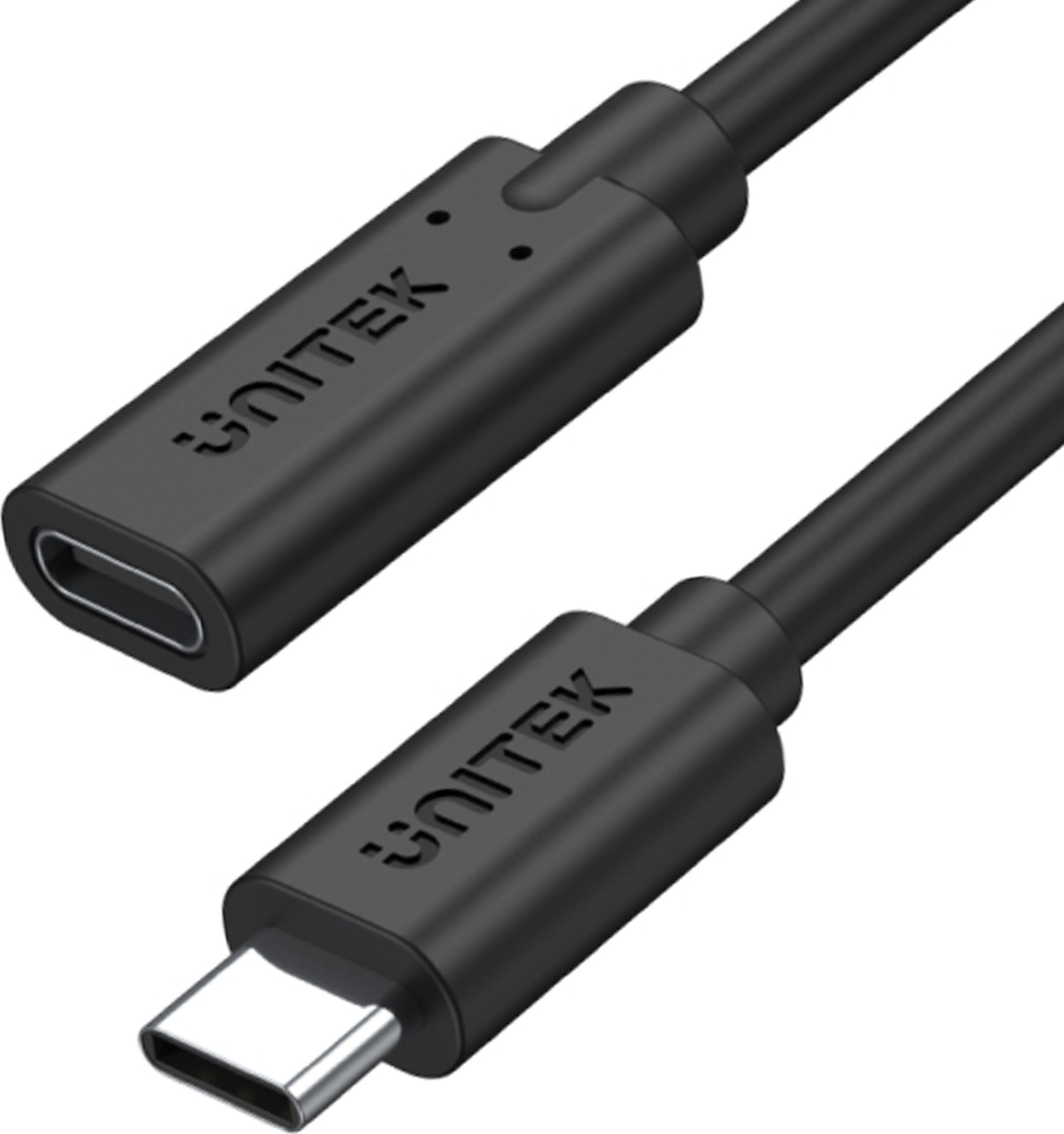 UNITEK C14086BK USB cable 0.5 m USB 3.2 Gen 2 (3.1 Gen 2) USB C Black USB kabelis