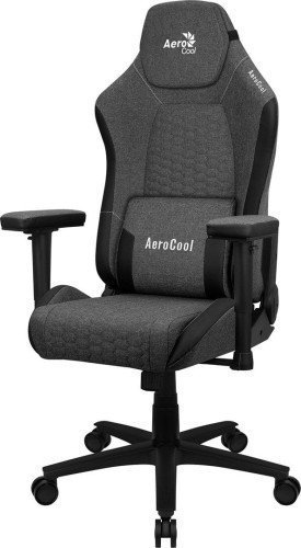 Aerocool CROWNASHBK, Ergonomic Gaming Chair, Adjustable Cushions, AeroWeave Technology, Black datorkrēsls, spēļukrēsls