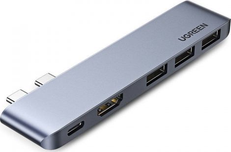 Stacja/replikator Ugreen 5w1 MacBook (60559) ugreen_20200525144428 (6957303865598) dock stacijas HDD adapteri